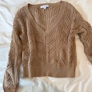 Intermix V-neck Sweater